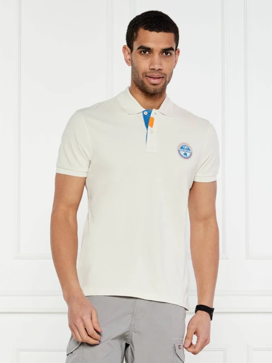Zdjęcie produktu Napapijri Polo E-CLANIS SS | Relaxed fit ecru