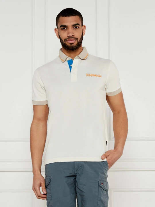 Zdjęcie produktu Napapijri Polo E-ZERI | Relaxed fit ecru