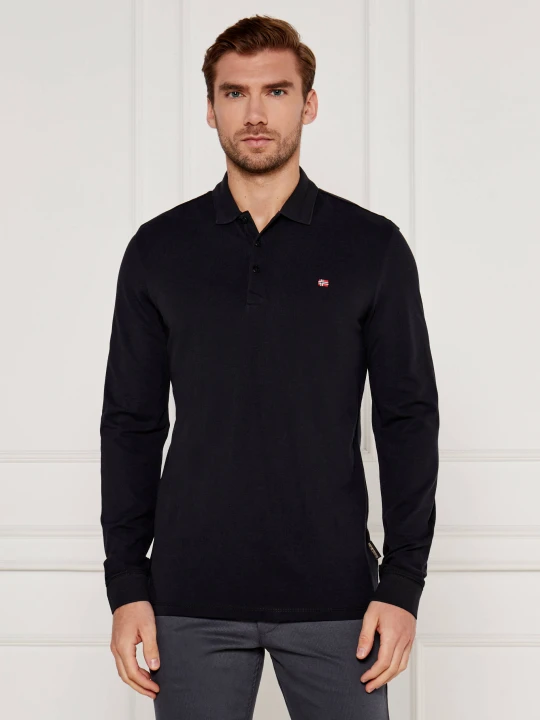 Zdjęcie produktu Napapijri Polo Ealis | Longline Fit brązowy