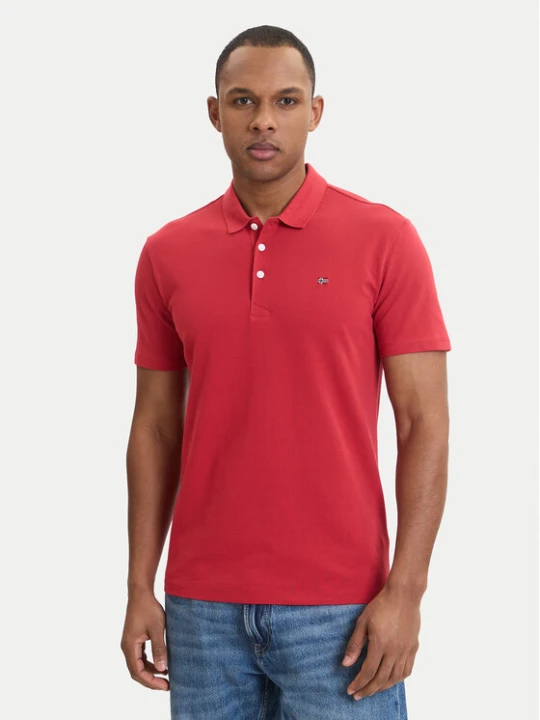 Zdjęcie produktu Napapijri Polo Ealis NP0A4H8B Czerwony Regular Fit