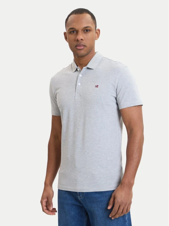 Zdjęcie produktu Napapijri Polo Ealis NP0A4H8B Szary Regular Fit