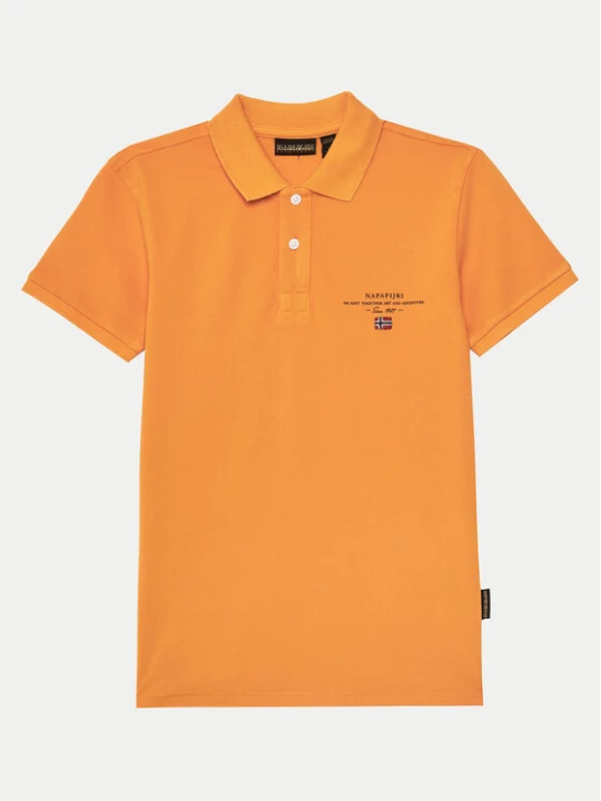 Zdjęcie produktu Napapijri Polo Elbas 5 NP0A4G4NA701 S Pomarańczowy Regular Fit