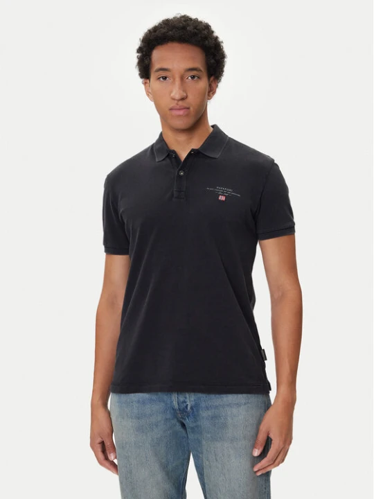 Zdjęcie produktu Napapijri Polo Elbas NP0A4GDL Czarny Regular Fit