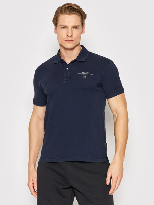 Zdjęcie produktu Napapijri Polo Elbas NP0A4GDL Granatowy Regular Fit