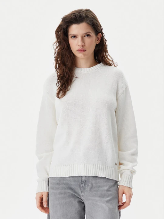 Zdjęcie produktu Napapijri Sweter D-Sambre W NP0A4IFK2061 Écru Regular Fit Kremowy