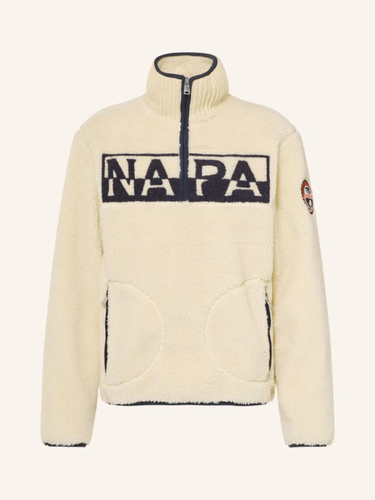 Zdjęcie produktu Napapijri Sweter Typu Troyer Z Polaru Archive weiss