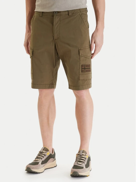 Zdjęcie produktu Napapijri Szorty materiałowe N-Horton NP0A4HOS Khaki Regular Fit