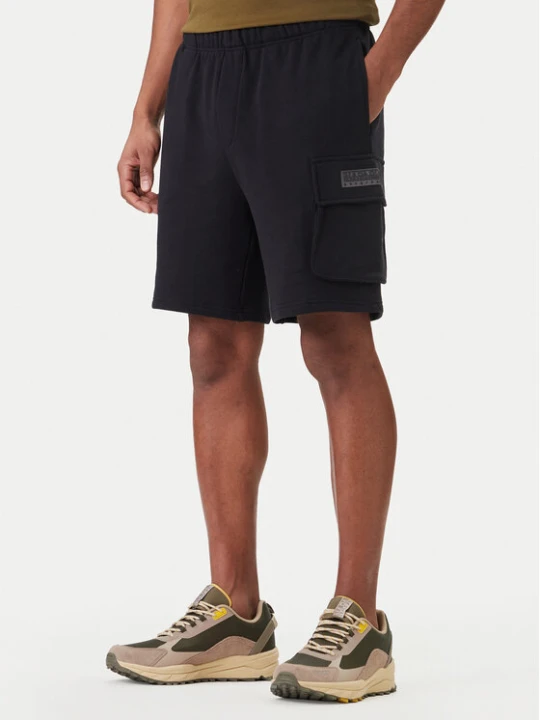 Zdjęcie produktu Napapijri Szorty sportowe N-Box Logo Cargo NP0A4I59 Czarny Regular Fit