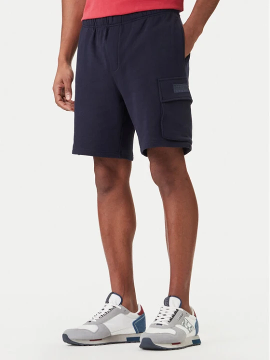 Zdjęcie produktu Napapijri Szorty sportowe N-Box Logo Cargo NP0A4I59 Granatowy Regular Fit