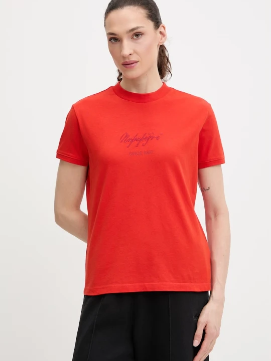 Zdjęcie produktu Napapijri t-shirt bawełniany BARYTE czerwony
