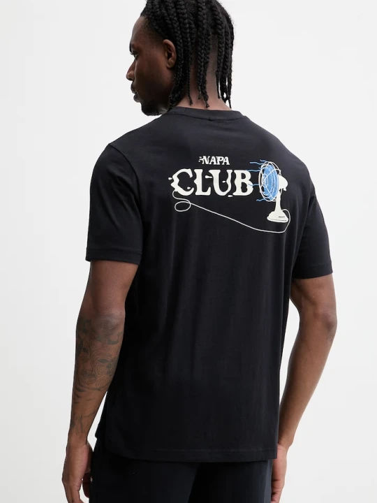 Zdjęcie produktu Napapijri t-shirt bawełniany FLINT czarny