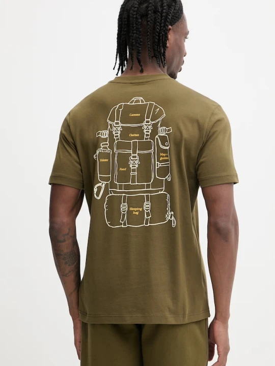 Zdjęcie produktu Napapijri t-shirt bawełniany FLINT zielony