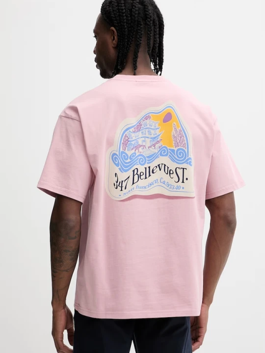 Zdjęcie produktu Napapijri t-shirt bawełniany FLUORITE różowy