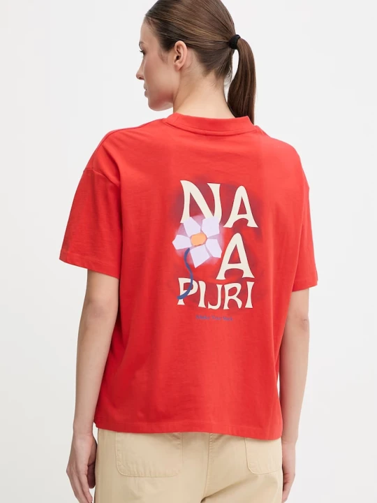 Zdjęcie produktu Napapijri t-shirt bawełniany ILIANA czerwony