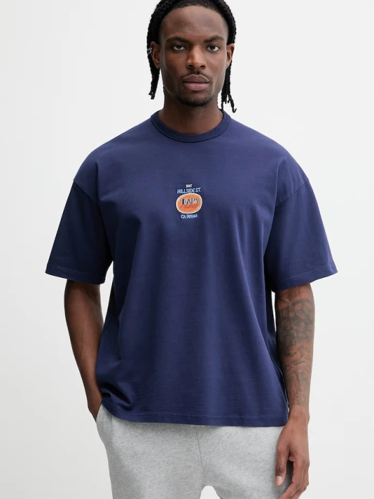 Zdjęcie produktu Napapijri t-shirt bawełniany KROUS granatowy