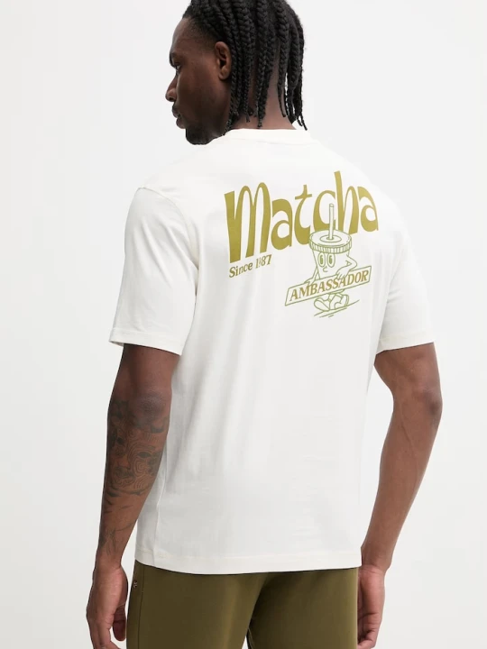 Zdjęcie produktu Napapijri t-shirt bawełniany S-SOL beżowy