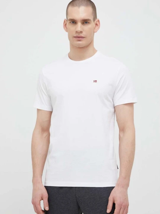 Zdjęcie produktu Napapijri t-shirt bawełniany Salis biały
