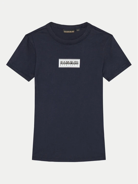 Zdjęcie produktu Napapijri T-Shirt Chamois NP0A4HYL D Granatowy Regular Fit