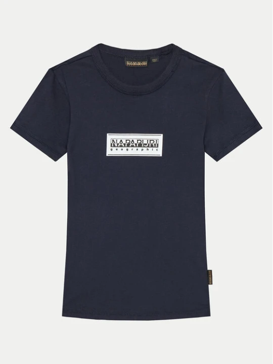 Zdjęcie produktu Napapijri T-Shirt Chamois NP0A4HYL S Granatowy Regular Fit