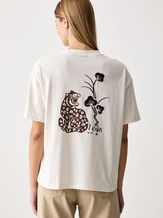 Zdjęcie produktu Napapijri T-shirt damski bawełniany Aral beżowy