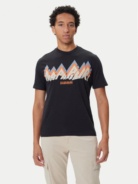 Zdjęcie produktu Napapijri T-Shirt Fiemme NP0A88T5 Czarny Regular Fit