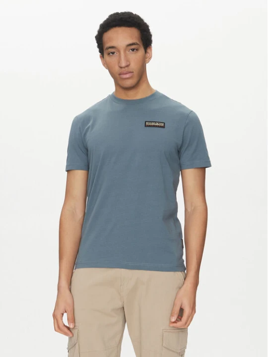 Zdjęcie produktu Napapijri T-Shirt Iaato NP0A4HFZ Niebieski Regular Fit