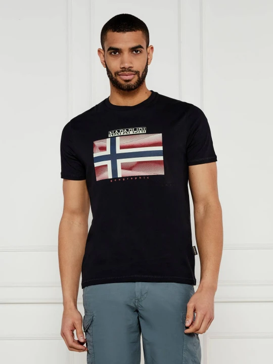 Zdjęcie produktu Napapijri T-shirt Lari | Relaxed fit czarny