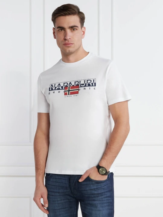 Zdjęcie produktu Napapijri T-shirt S-Aylmer | Regular Fit biały