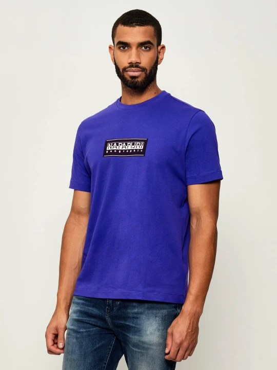 Zdjęcie produktu Napapijri T-shirt | Regular Fit chabrowy