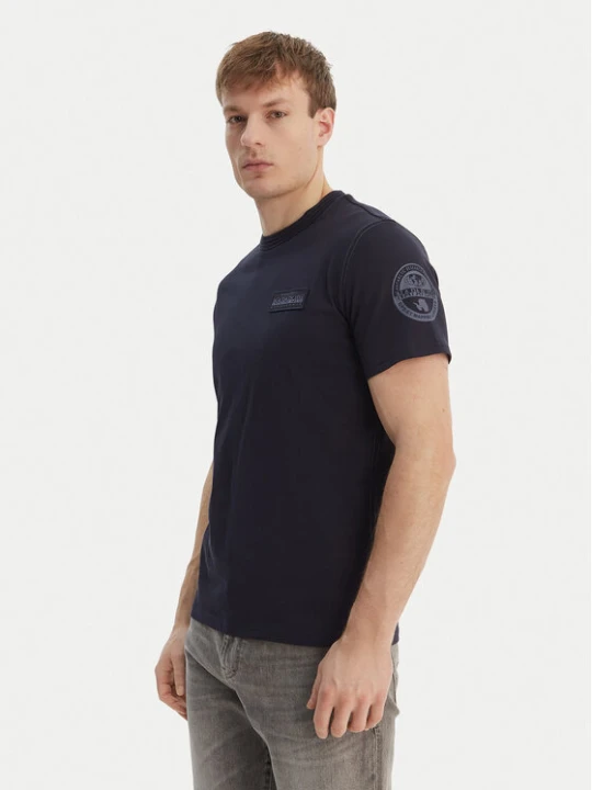 Zdjęcie produktu Napapijri T-Shirt S-Amundsen NP0A4IN8 Granatowy Regular Fit