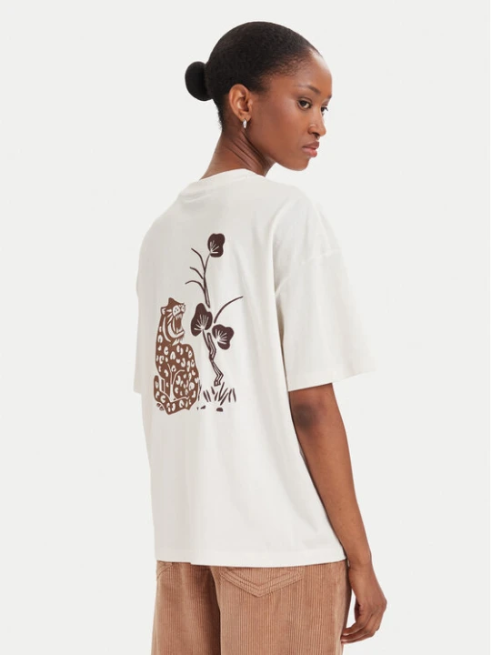 Zdjęcie produktu Napapijri T-Shirt S-Aral NP0A8A6N Kremowy Regular Fit