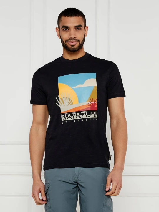 Zdjęcie produktu Napapijri T-shirt -ARBIA | Regular Fit czarny