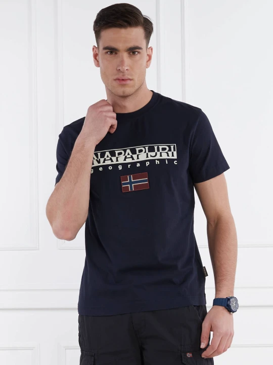 Zdjęcie produktu Napapijri T-shirt -ayas | Regular Fit granatowy