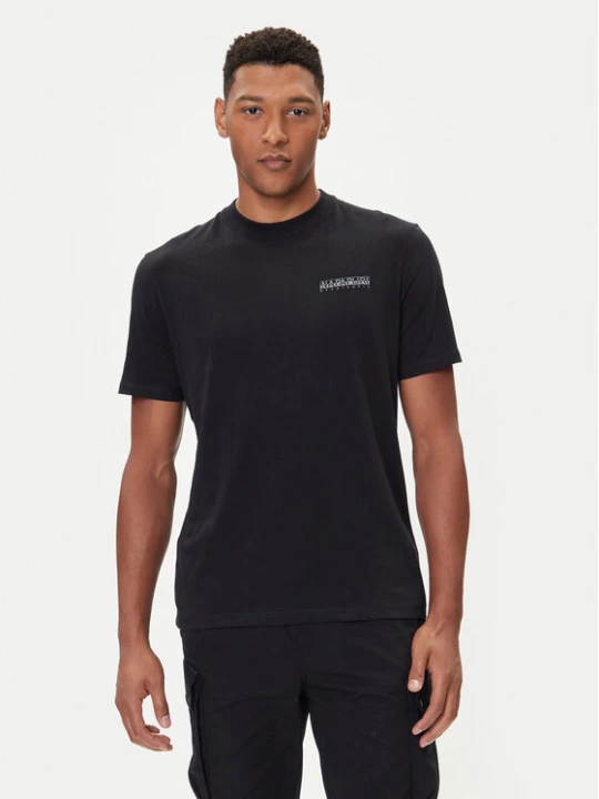 Zdjęcie produktu Napapijri T-Shirt S-Back Graphic NP0A88SU Czarny Regular Fit