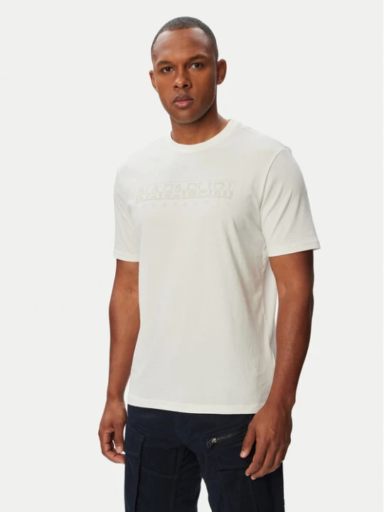 Zdjęcie produktu Napapijri T-Shirt S-Bollo SS 3 NP0A8BAF Biały Regular Fit