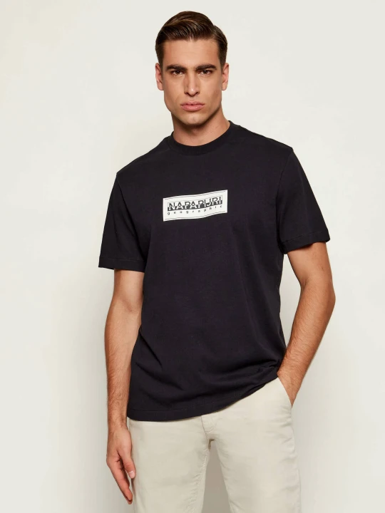 Zdjęcie produktu Napapijri T-shirt S-BOX LOGO | Relaxed fit czarny