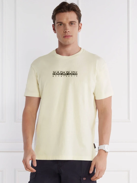 Zdjęcie produktu Napapijri T-shirt -BOX SS 4 | Regular Fit ecru