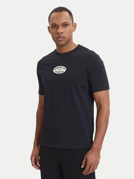 Zdjęcie produktu Napapijri T-Shirt S-Flint NP0A4FZZ Czarny Regular Fit
