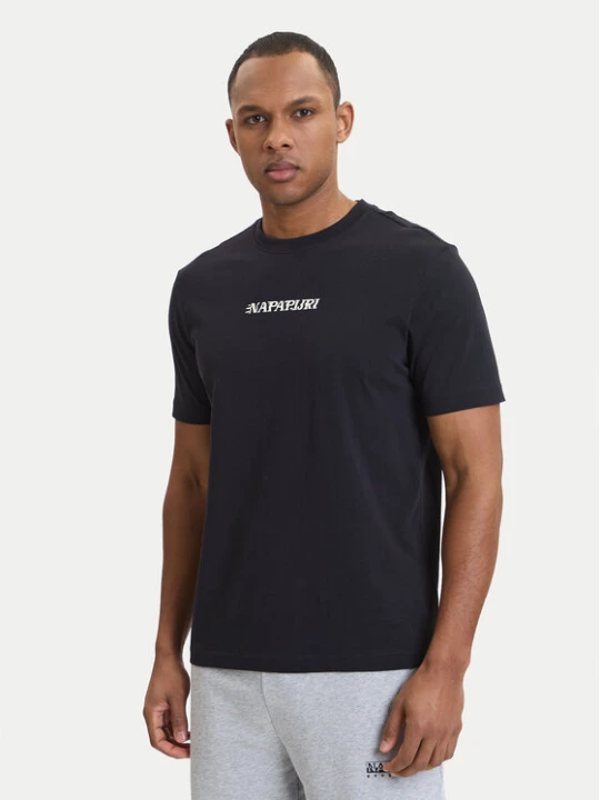 Zdjęcie produktu Napapijri T-Shirt S-Flint NP0A4FZZ Czarny Regular Fit