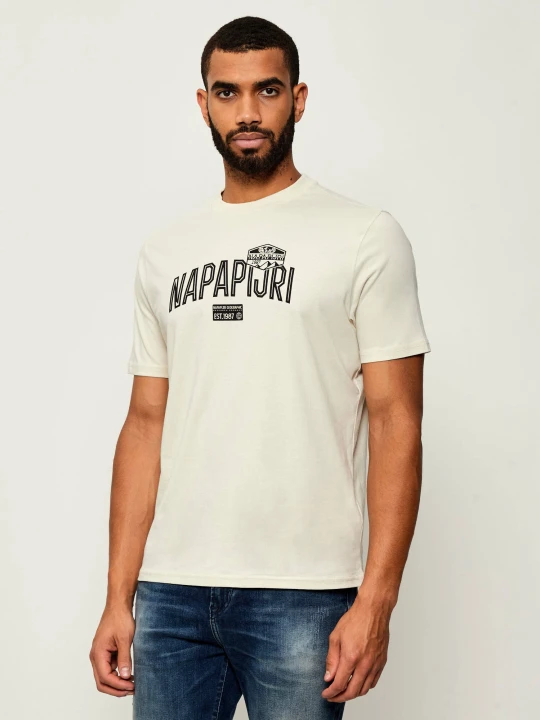 Zdjęcie produktu Napapijri T-shirt S-FUNES | Relaxed fit beżowy