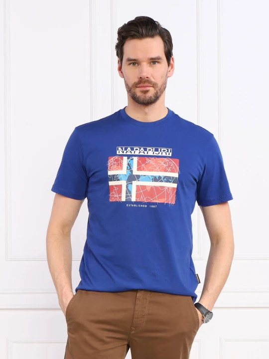 Zdjęcie produktu Napapijri T-shirt -GUIRO | Regular Fit granatowy