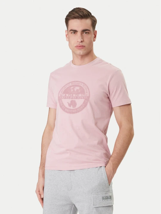 Zdjęcie produktu Napapijri T-Shirt S-Mahsa NP0A4FZB Różowy Regular Fit