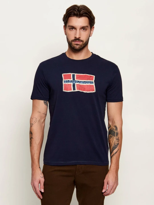 Zdjęcie produktu Napapijri T-shirt -MAHSA | Regular Fit granatowy