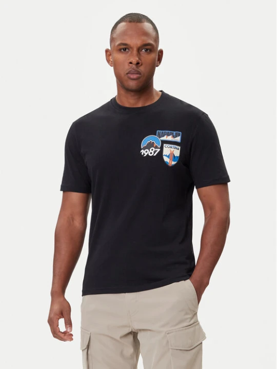 Zdjęcie produktu Napapijri T-Shirt S-Montepiana NP0A88SV Czarny Regular Fit