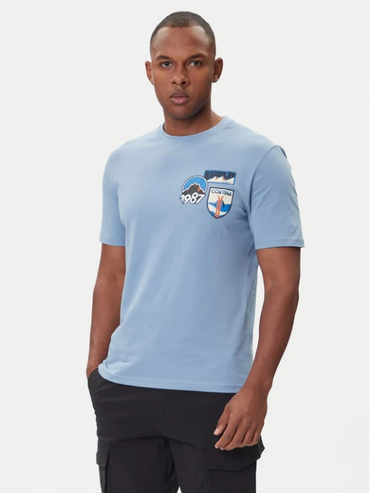 Zdjęcie produktu Napapijri T-Shirt S-Montepiana NP0A88SV Niebieski Regular Fit