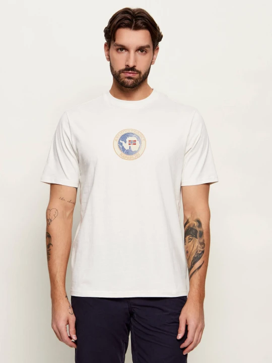 Zdjęcie produktu Napapijri T-shirt S-PHOS SS | Relaxed fit ecru