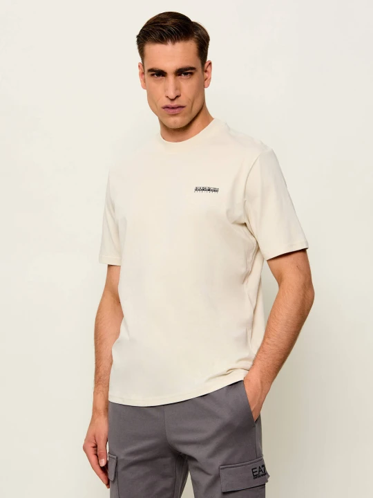 Zdjęcie produktu Napapijri T-shirt S-SMALL BOX SS | Relaxed fit beżowy