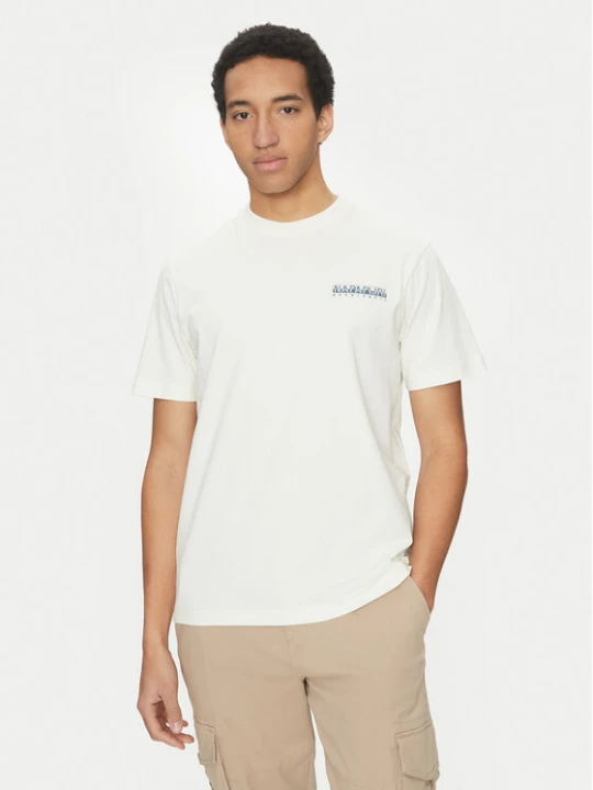 Zdjęcie produktu Napapijri T-Shirt S-Sovana NP0A4IE4 Biały Regular Fit