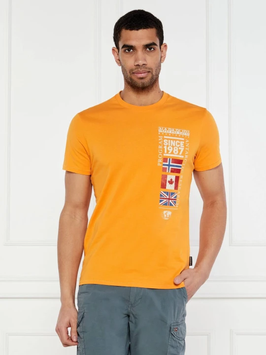 Zdjęcie produktu Napapijri T-shirt S-TURIN | Regular Fit pomarańczowy