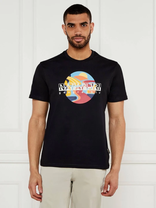 Zdjęcie produktu Napapijri T-shirt -VALDOR SS | Relaxed fit czarny